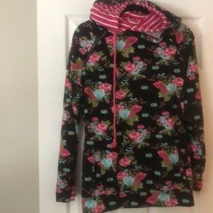 Double hooded sweatshirt